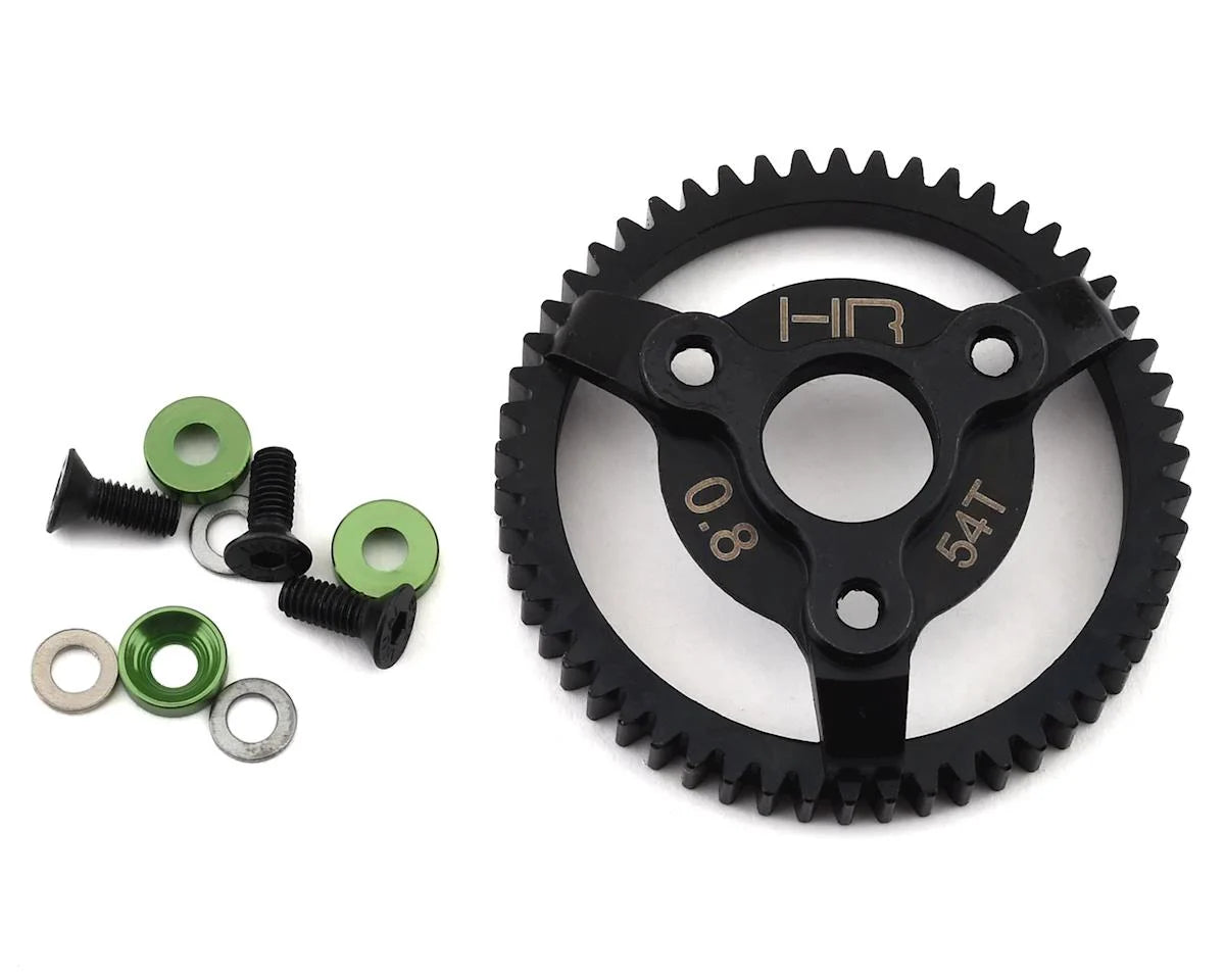 Steel Spur Gear, 54 Tooth, 32 Pitch, Green, for Traxxas 2WD - Xtreme RC