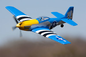 P-51D Obsession Micro RTF Airplane with PASS (Pilot Assist Stability Software) System - Xtreme RC