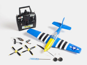 P-51D Obsession Micro RTF Airplane with PASS (Pilot Assist Stability Software) System - Xtreme RC