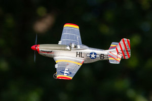 Rage R/C P-51D Mustang 500mm Brushless RTF Warbird with PASS (Pilot Assist Stability Software) System - Xtreme RC