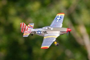 Rage R/C P-51D Mustang 500mm Brushless RTF Warbird with PASS (Pilot Assist Stability Software) System - Xtreme RC