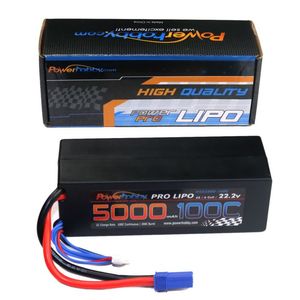 Power Hobby 6S 22.2V 5000MAH 100C Hard Case Lipo Battery, w/ EC5 Connector - Xtreme RC