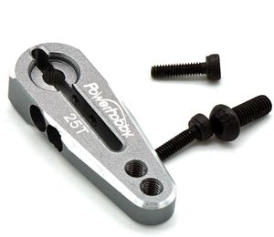 25T Aluminum Clamping Servo Horn Gun Metal - Xtreme RC