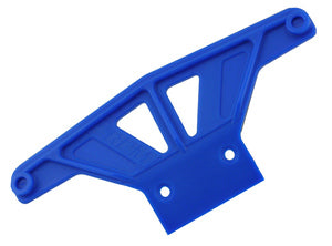 81165 Fr Bumper Wide Blue Rstlr/Stmpd - Xtreme RC