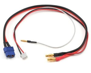 2S Charge / Balance Adapter Cable (XT60 Plug to 4mm Bullet Connector) - Xtreme RC