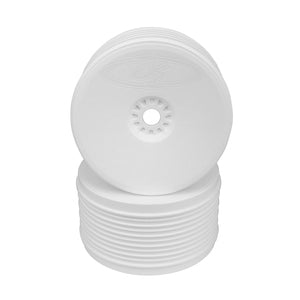 DE Racing White Speedline Plus Truggy Wheels for 1/8 Truggy (4pcs) - Xtreme RC