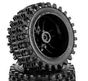 J Concepts Magma, Platinum Compound (Pre-mounted on #3456 Shuttle Wheel for Traxxas Rustler/Rustler 4x4) - Xtreme RC