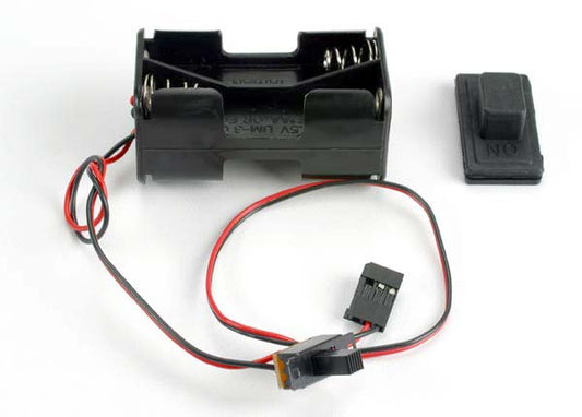 Battery holder with on/off switch/ rubber on/off switch cover - Xtreme RC