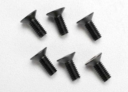 Traxxas Screws, 4x10mm countersunk machine (hex drive) (6) - Xtreme RC