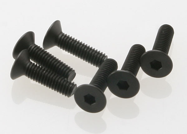 Traxxas Screws, 4x15mm countersunk machine (hex drive) (6) - Xtreme RC