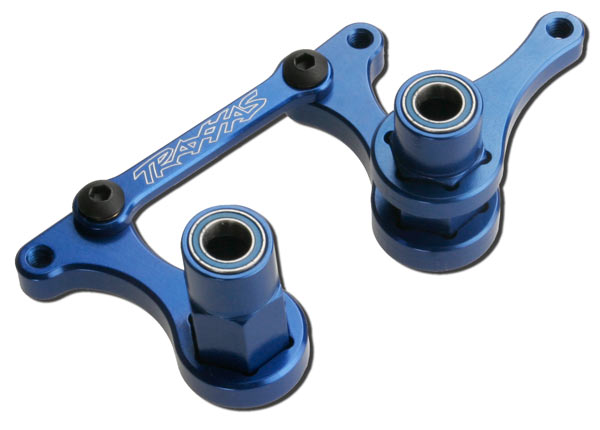 Steering bellcranks, drag link blue - Xtreme RC