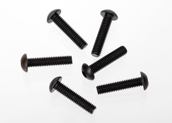Traxxas Screws, 4x18mm button-head machine (hex drive) (6) - Xtreme RC