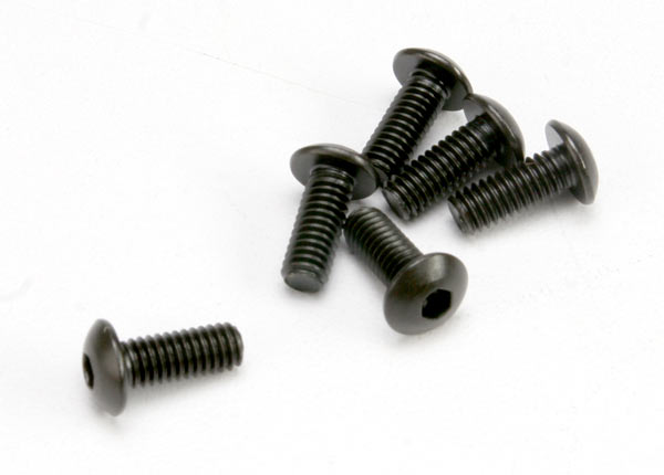 Traxxas Screws, 4x10mm button-head machine (hex drive) (6) - Xtreme RC