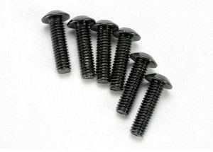 Traxxas Screws, 4x14mm button-head machine (hex drive) (6) - Xtreme RC