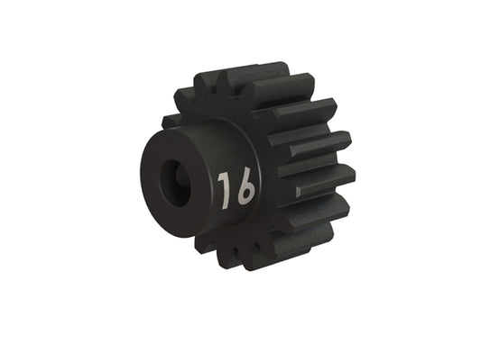 Gear, 16-T pinion (32-p), heavy duty (machined, hardened steel)/ set screw - Xtreme RC