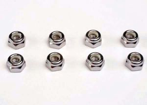4147 - Nuts, 5mm nylon locking (8) - Xtreme RC