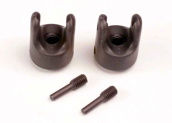 Differential output yokes (Heavy-duty) (2)/ set screw yoke - Xtreme RC