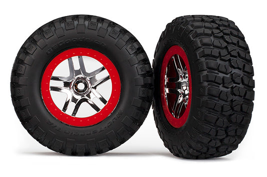 T&W SCT SS CHRM,RED/S1 BFG MT - Xtreme RC