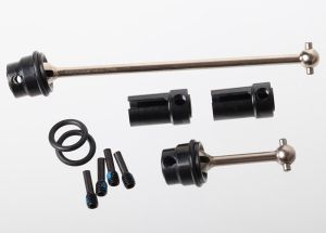Driveshafts, center (steel constant-velocity) front (1), rear (1) (fully assembled) - Xtreme RC