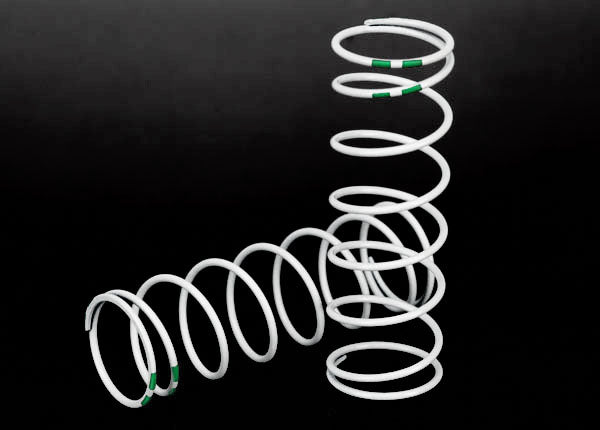 Traxxas Spring, shock, white (GTR xx-long) (0.762 rate green) (1 pair) - Xtreme RC