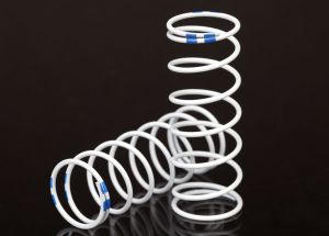 7449 Traxxas Spring, shock, white (GTR xx-long) (1.004 rate blue) (1 pair) - Xtreme RC