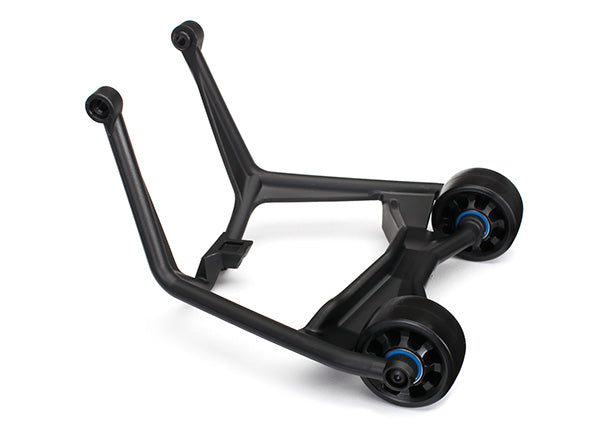 Wheelie bar, black (assembled) - Xtreme RC