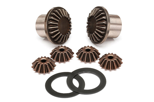 Gear set, differential (output gears (2)/ spider gears (4)/ 16x23.5x.5mm TW (2)) - Xtreme RC