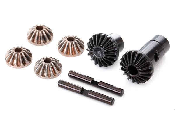 Gear set, differential (output gears (2), spider gears (4), spider gear shaft (2)) - Xtreme RC