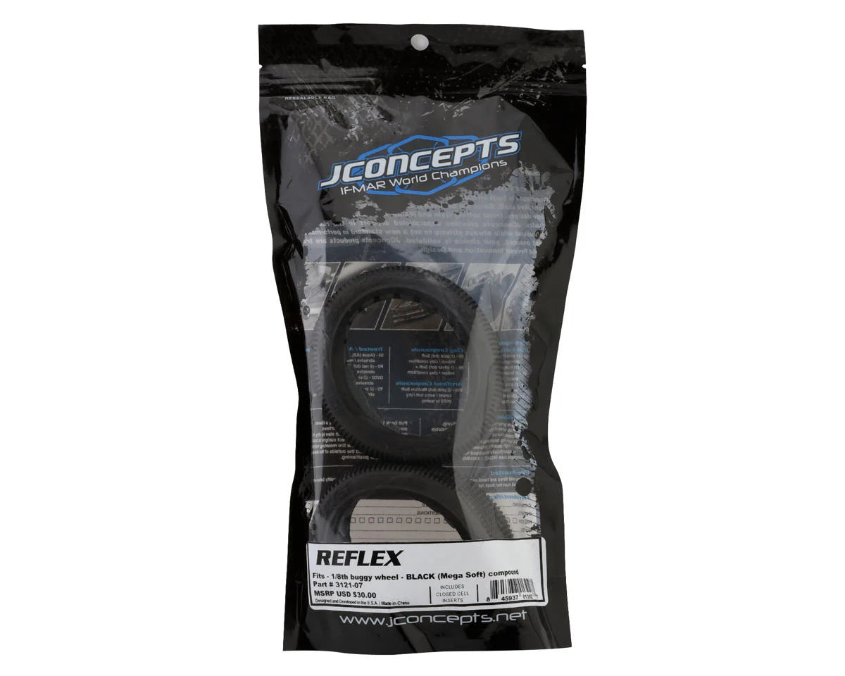 1/8 Reflex Tire, Green: Buggy (2) - Xtreme RC