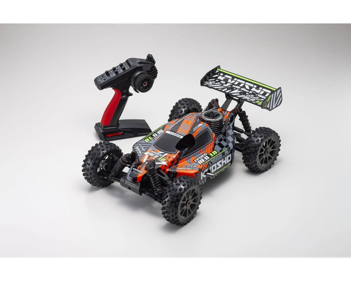 Kyosho Inferno NEO 3.0 1/8 RTR Off Road Nitro Buggy Type-3 (Red) w/Syncro KT-231P 2.4GHz Radio - Xtreme RC