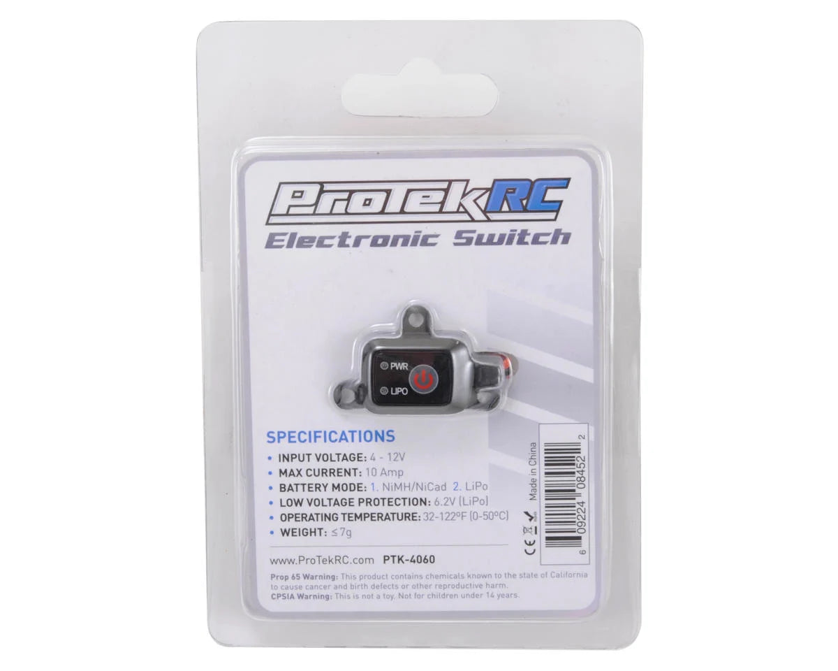 ProTek RC Electronic Switch w/Voltage Cutoff - Xtreme RC