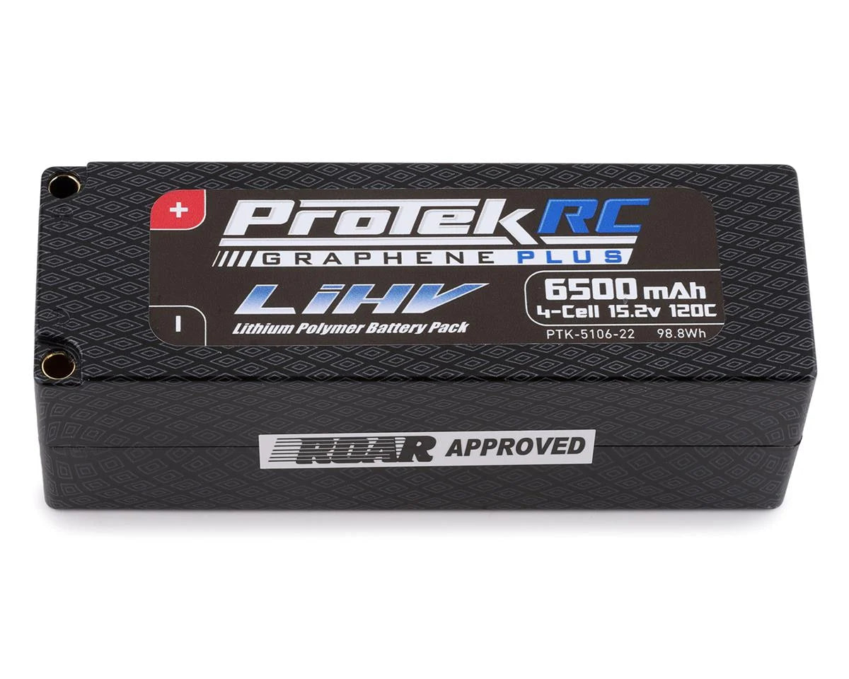 ProTek RC 4S 120C Low IR Si-Graphene + HV LiPo Battery (15.2V/6500mAh) w/5mm Connector (ROAR Approved) - Xtreme RC