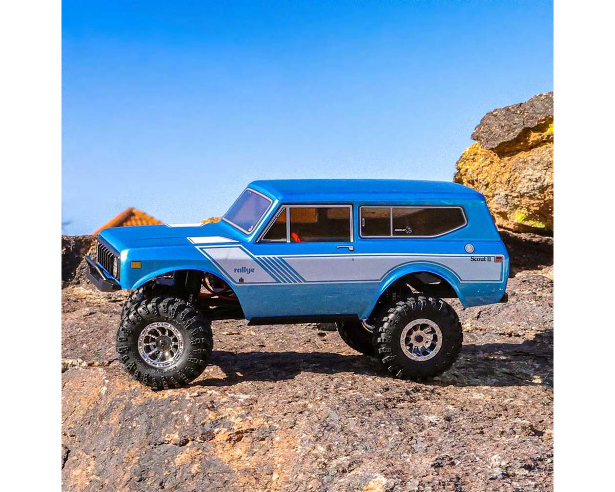 Redcat Ascent-18 International Scout II 1/18 4WD RTR Rock Crawler (Blue) w/2.4GHz Radio, Battery & Charger - Xtreme RC