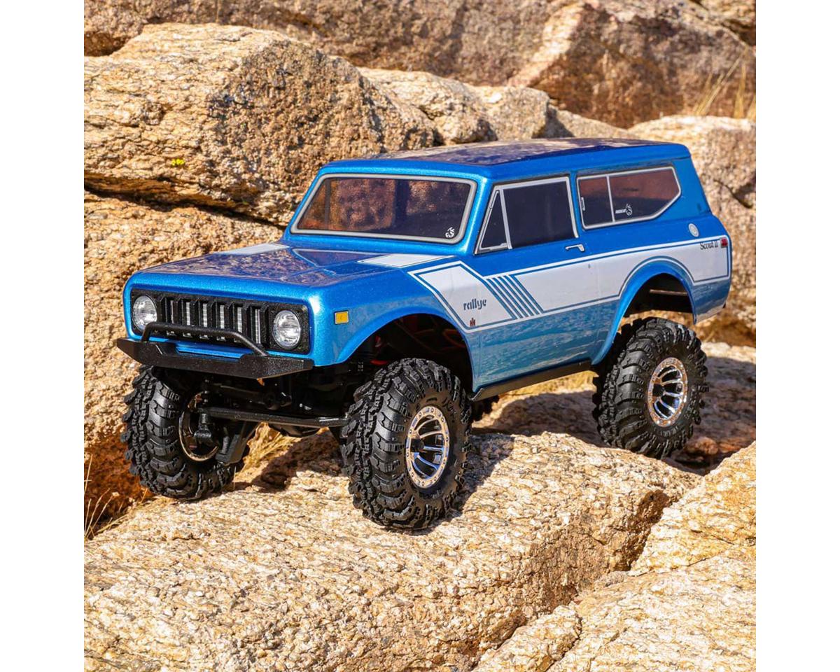 Redcat Ascent-18 International Scout II 1/18 4WD RTR Rock Crawler (Blue) w/2.4GHz Radio, Battery & Charger - Xtreme RC