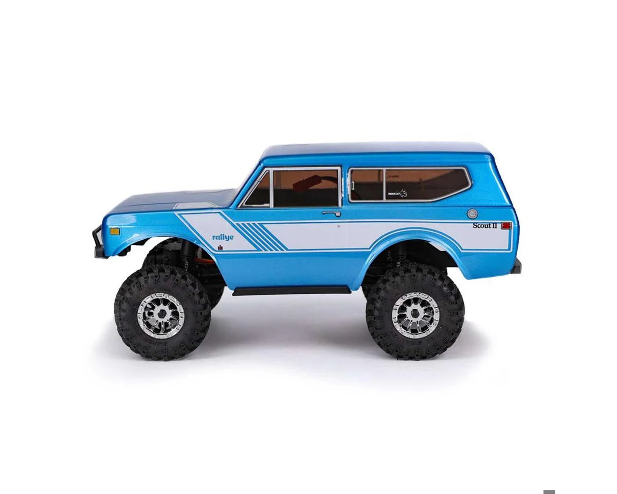 Redcat Ascent-18 International Scout II 1/18 4WD RTR Rock Crawler (Blue) w/2.4GHz Radio, Battery & Charger - Xtreme RC