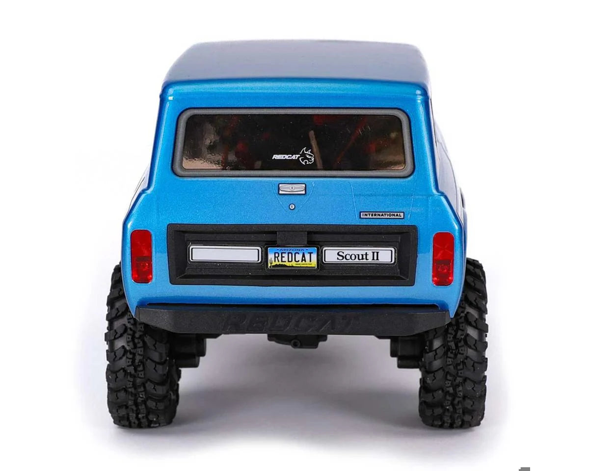 Redcat Ascent-18 International Scout II 1/18 4WD RTR Rock Crawler (Blue) w/2.4GHz Radio, Battery & Charger - Xtreme RC