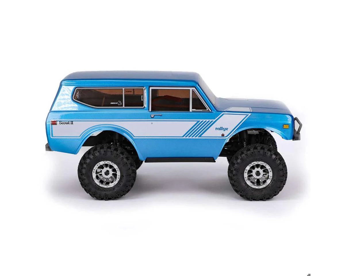 Redcat Ascent-18 International Scout II 1/18 4WD RTR Rock Crawler (Blue) w/2.4GHz Radio, Battery & Charger - Xtreme RC