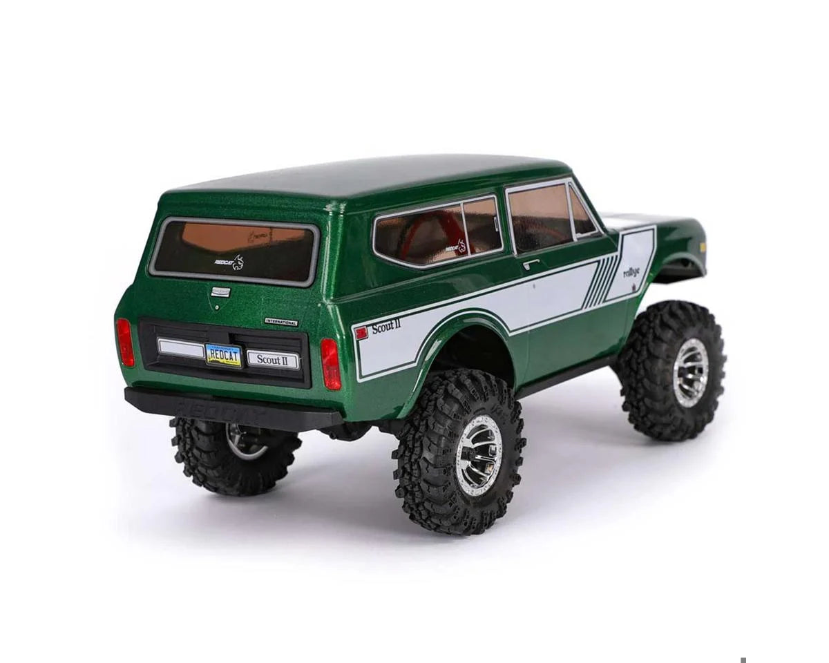 Redcat Ascent-18 International Scout II 1/18 4WD RTR Rock Crawler (Green) w/2.4GHz Radio, Battery & Charger