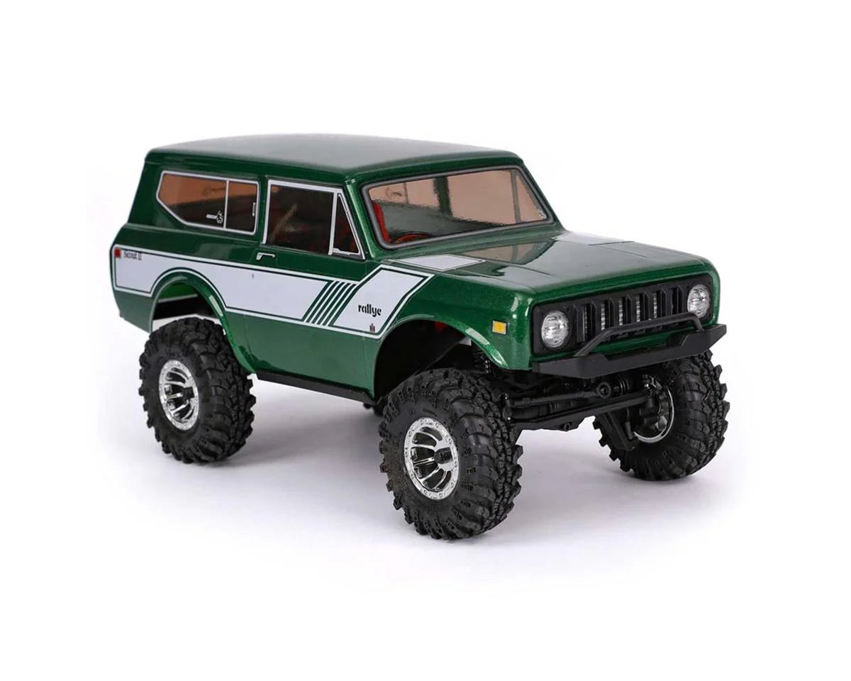 Redcat Ascent-18 International Scout II 1/18 4WD RTR Rock Crawler (Green) w/2.4GHz Radio, Battery & Charger