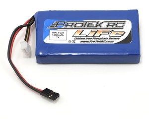 ProTek RC LiFe 3PK/M11 Car Transmitter Battery Pack (9.9V/1600mAh) - Xtreme RC
