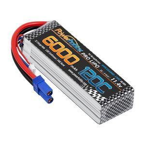 3s 11.4V 6000mah 120c Graphene + HV Lipo Battery w EC5 Plug - Xtreme RC