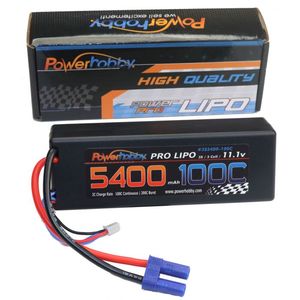3S 11.1V 5400MAH 100C Hard Case Lipo Battery w/ EC5 Connector