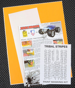 XXX Main Racing Tribal Stripes Paint Mask - Xtreme RC