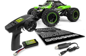 BlackZon Spryte MT 1/20 4WD Electric Monster Truck - Green - Xtreme RC