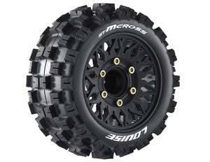 Louise R/C ST-Mcross Soft 1/10 Stadium Truck, 0 & 1/2" Offset, 12, 14, 17mm Removable Hex Wheels