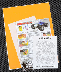 XXX Main Racing X-Flames Paint Mask - Xtreme RC