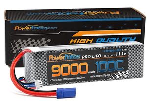 Power Hobby 3S 11.1V 9000mah 100C-200 Lipo Battery w EC5 - Xtreme RC