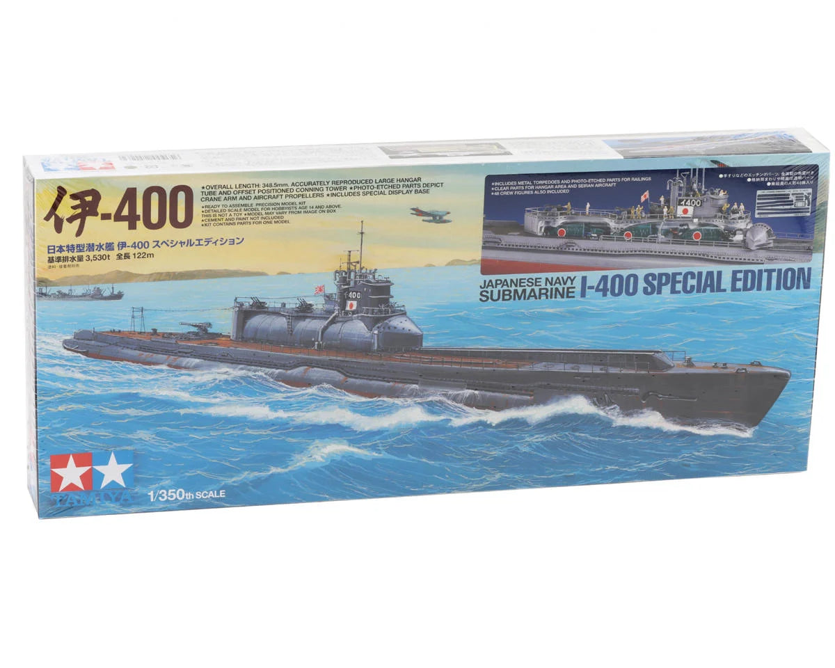 Tamiya 1/350 Japanese Navy Submarine I-400 Special Edition Plastic Model Kit - Xtreme RC