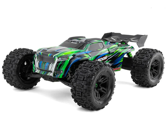 Traxxas Sledge RTR 6S 4WD Electric Brushless 1/8 Monster Truck (Green) w/Belted Sledgehammer Tires & TQi 2.4GHz TSM Radio - Xtreme RC